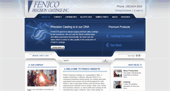Desktop Screenshot of fenicocastings.com